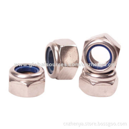 Stainless Steel/Nylon Nuts with SGS, CE Marks